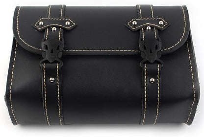 ya 11 9.14 baidiMotorcycle Universal Tool Bag PU Leather Side Storage Saddle Bag Luggage Pouch