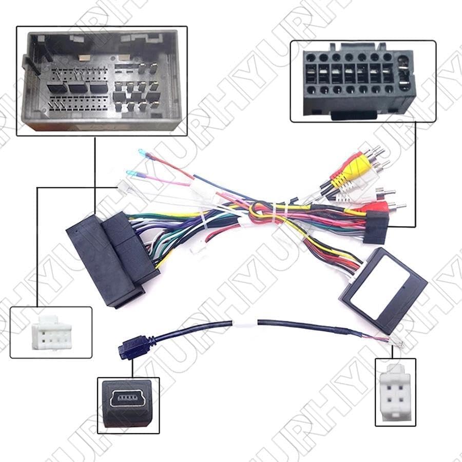 ya 4 8.24 baidi 16 pin Android Cable Strap Canbus Box Suitable for Jeep Cherokee Compass Renegade