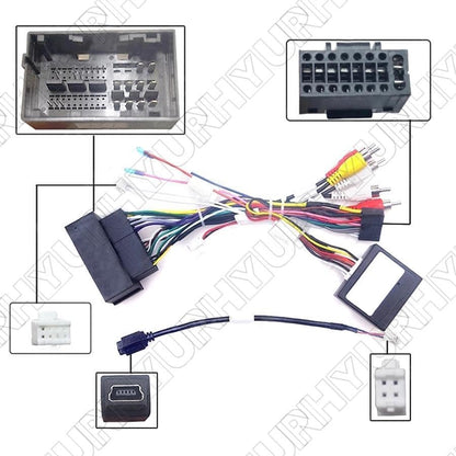 ya 4 8.24 baidi 16 pin Android Cable Strap Canbus Box Suitable for Jeep Cherokee Compass Renegade