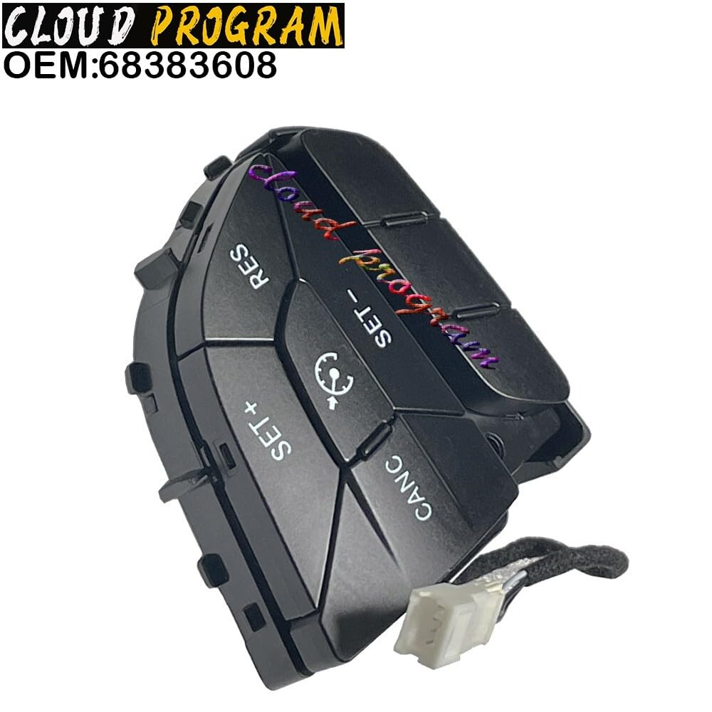 ya 4 8.8 68383608AA 1 Pair Steering Wheel Control Switch for 14-2019 for Chrysler for Dodge for Jeep