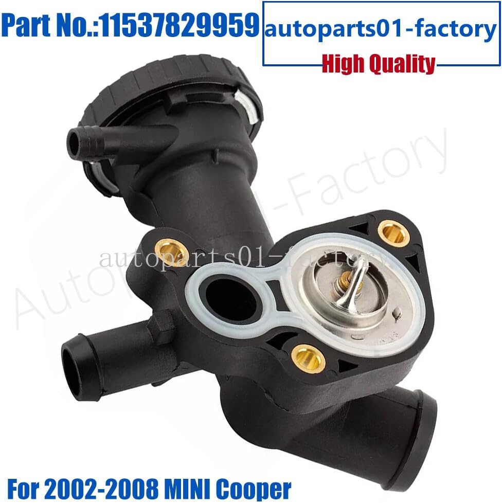 ya 2 8.15 Thermostat With Gasket & Housing Kit Assembly for Mini Cooper R50 R52 R53 02-08