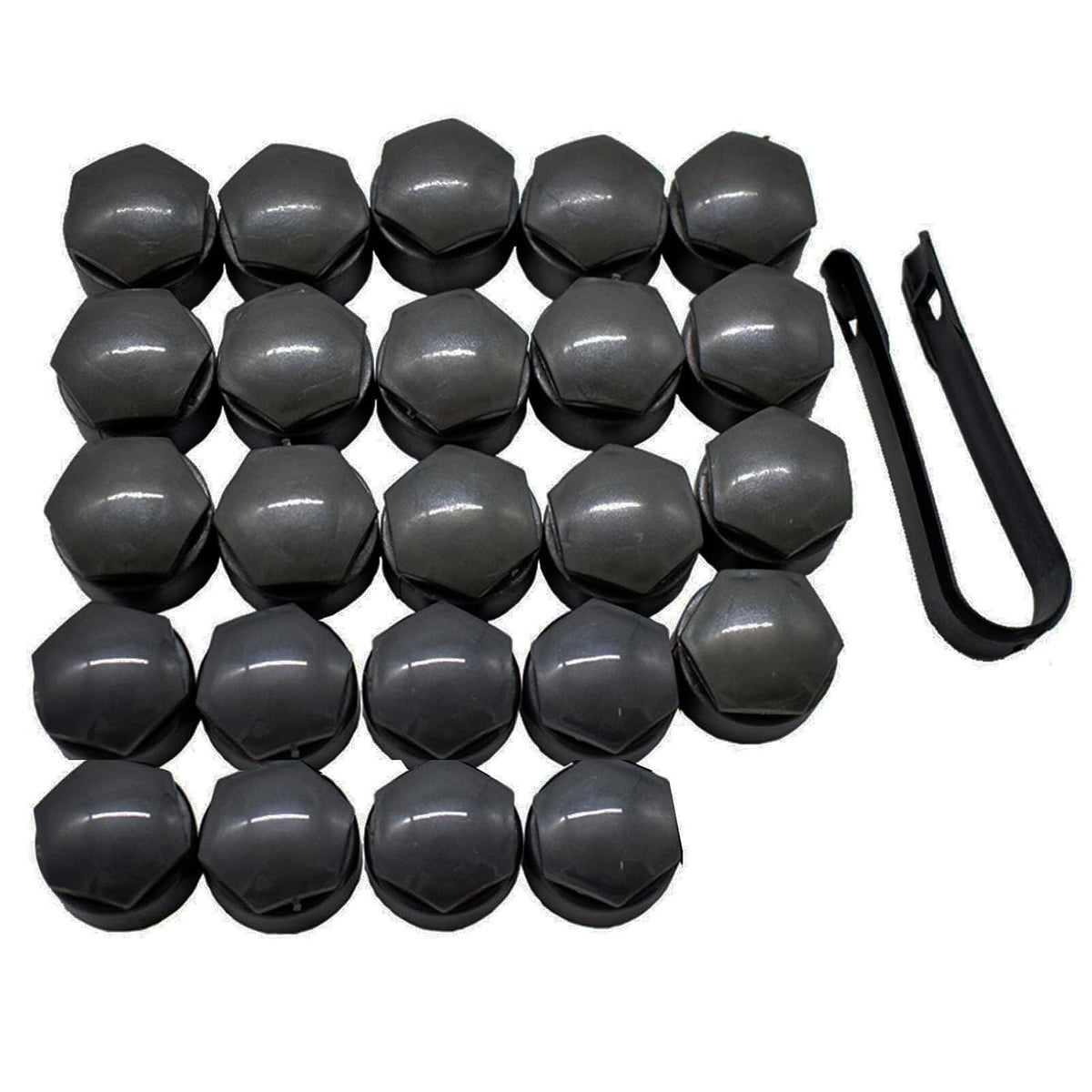 ya 10 9.16 baidi for Audi A4 A6 Q3 Q5 TT Lug Nut Cover Kit Car Wheel Nuts Center Hub Caps 24x25mm