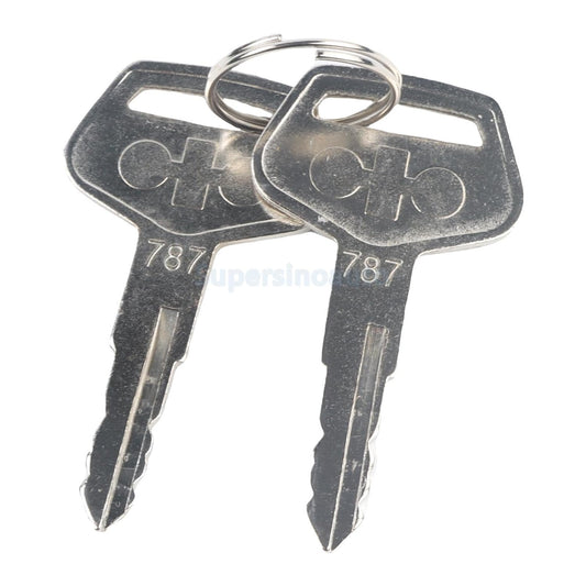 ya 16 10.20 baidi 2PC #787 Ignition Keys for Excavator Dozer Heavy Equipment