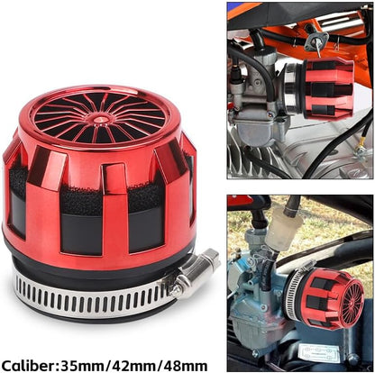 ya 5 8.10 2X Motorcycle Scooter Air Cleaner Filter Intake For Pit Dirt Bike ATV 35/42/48mm