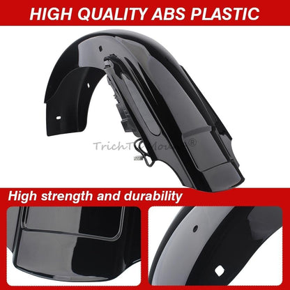 ya 23 10.7 baidi 4 Stretched Extended Rear Fender for Harley Touring Electra Road Glide 93-2008