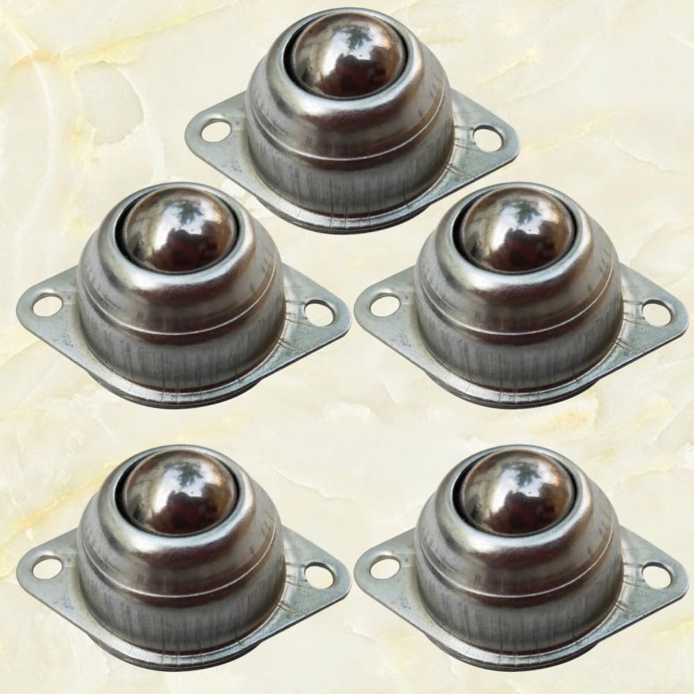 ya 4 8.14 5 PCS Universal Wheel Steel Ball Caster Wheels Moving Robot Steering