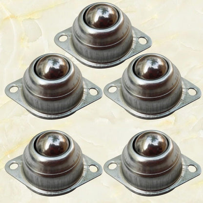 ya 4 8.14 5 PCS Universal Wheel Steel Ball Caster Wheels Moving Robot Steering