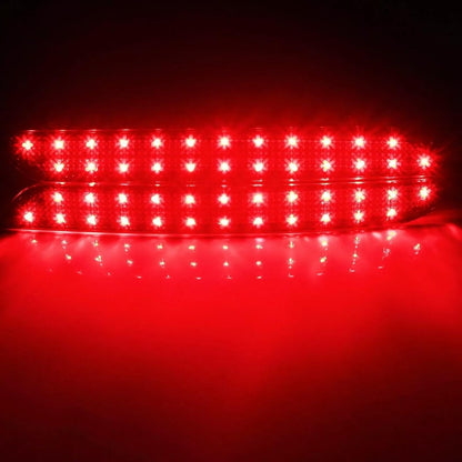 ya 13 9.15 baidi For for BMW F32 F33 4-Series 2012-16 Pre-LCI Smoke Rear Bumper Reflector Tail Lights
