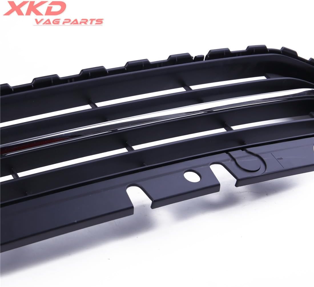 ya 2 8.15 Front Bumper Lower Middle Center Grille Fit for VW Beetle 2017 2018 5C5853671S