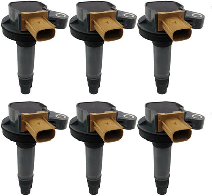 ya 4 8.14 6PCS Quality Ignition Coil for Ford Explorer F-150 Flex Taurus/MKT 3.5L