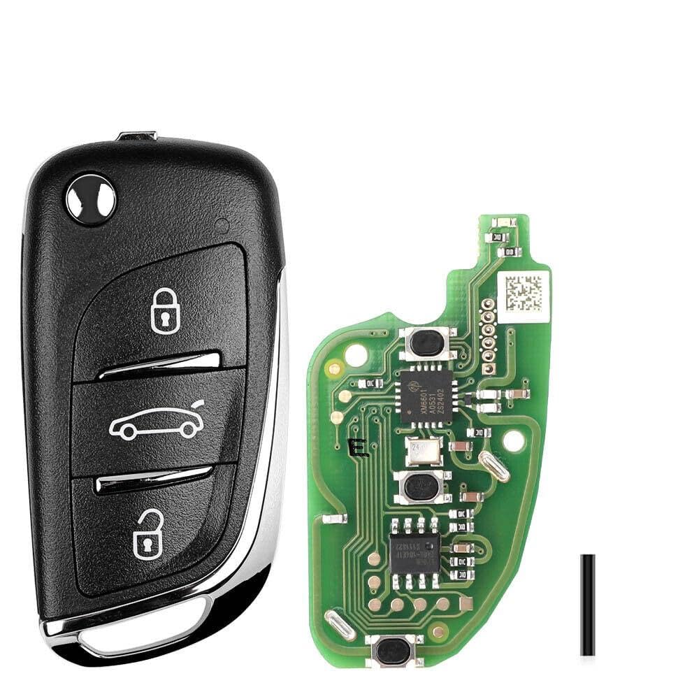 ya 4 8.8 5Pcs XK for DS 00EN Flip for DS Style Wire Remote Key 3 Buttons for VVDI Key Tool