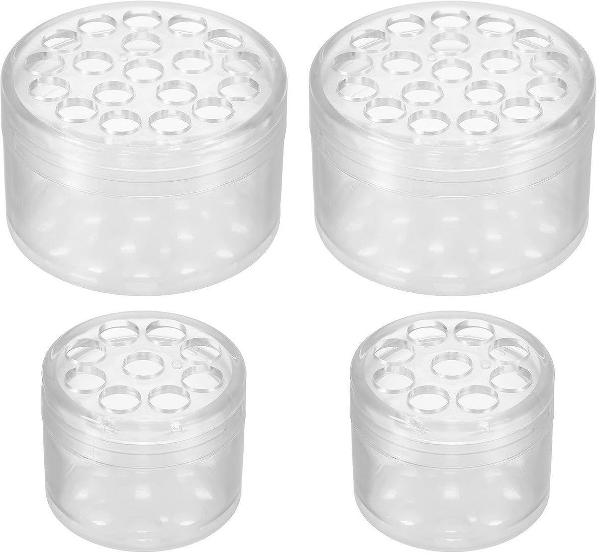 ya 26 10.21 baidi 4 Pcs Spiral Flower Stem Holder, S&L Spiral Stem Holder for DIY, Clear