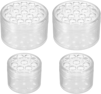 ya 26 10.21 baidi 4 Pcs Spiral Flower Stem Holder, S&L Spiral Stem Holder for DIY, Clear
