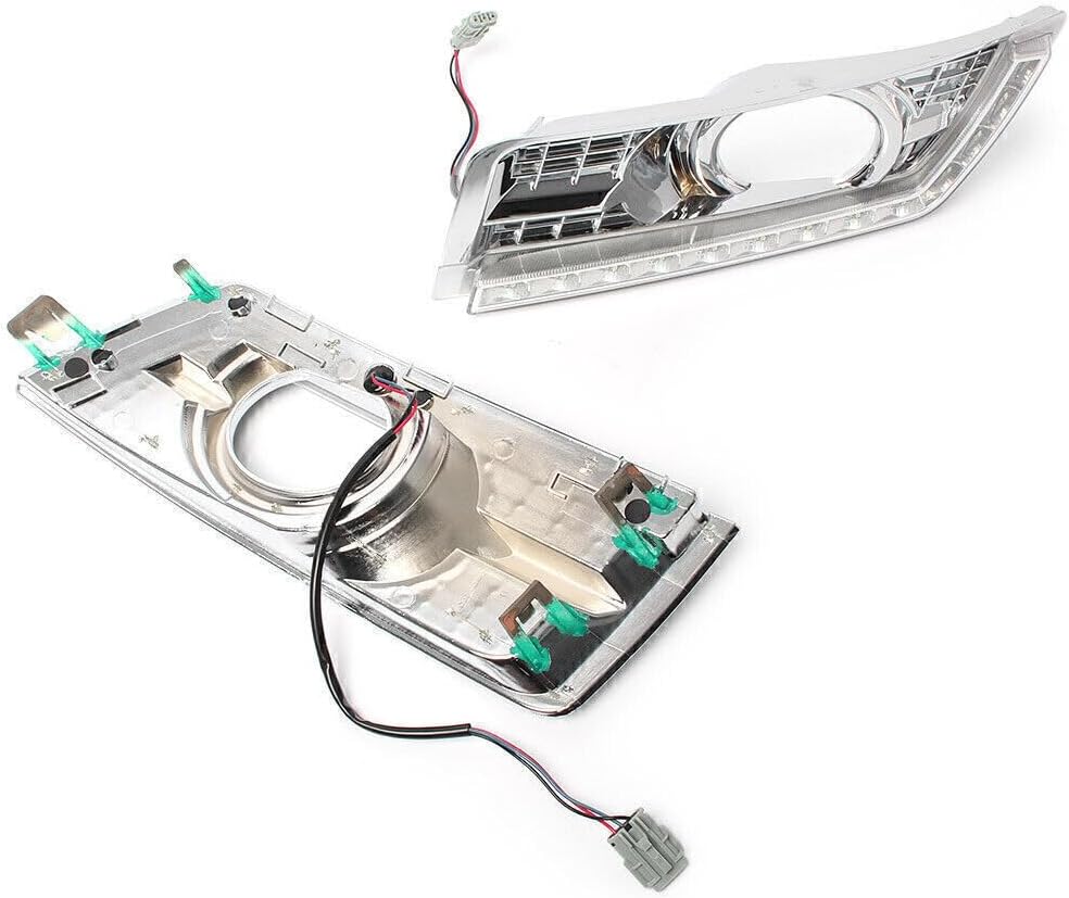 ya 4 8.10 3 Color LED Daytime Running Fog Lights Lamp For for Cadillac SRX 2012-2016 15