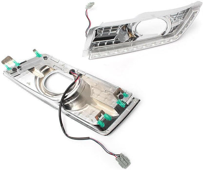 ya 10 9.16 zhengce 3 Color LED Daytime Running Fog Lights Lamp For for Cadillac SRX 2012-2016