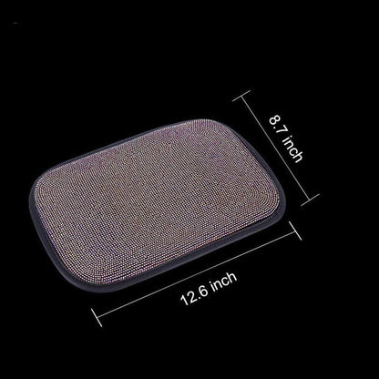 ya 28 10.13 zhengce 38cm 15 inch Diamond Car Steering Wheel Cover W/Armrest Box pad 38cm 15 in