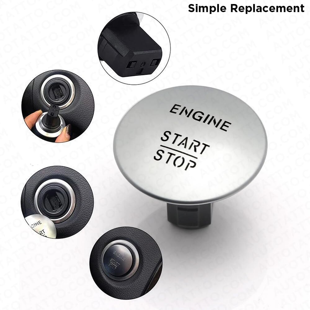 ya 8 8.24 baidi for Mercedes-Benz Engine Start Stop Push to Go Button Power Switch Keyless OE