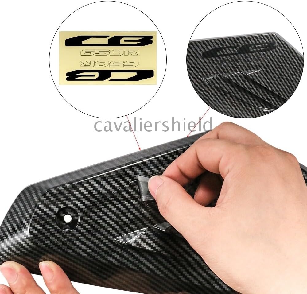 ya 23 10.7 baidi Motorcycle Carbon Fiber Side Panel Guard Intake Pipe Cover Fit for Honda CB650R