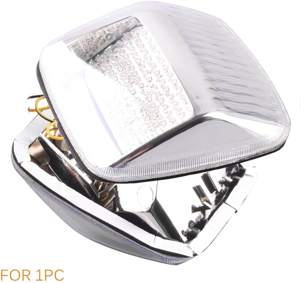 ya 10 9.16 zhengce For Harley Deuce All Years/V-ROD 2002-11 03 Clear LED Tail Light Turn Signa