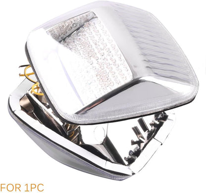 ya 10 9.16 zhengce For Harley Deuce All Years/V-ROD 2002-11 03 Clear LED Tail Light Turn Signa