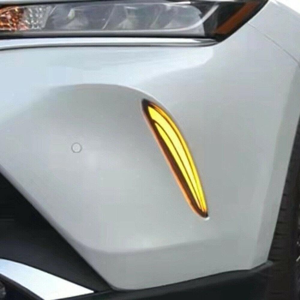 ya 4 8.8 For 2021-2024 for Toyota Venza HARRIER Daytime Running Lights LED Front Fog DRL 2X