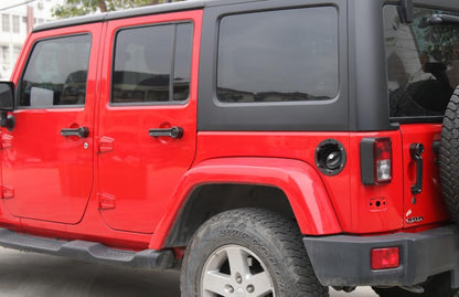 ya 10 9.16 baidi Door Handle Cover Tailgate Handle Trim for 07-18 for Jeep JK for Wrangler Carbon Look