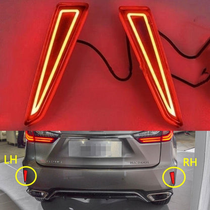ya 7 8.24 baidi 1 Dual Rear Bumper Reflector Signal Light Brake Light for Lexus RX200t 2016-2019