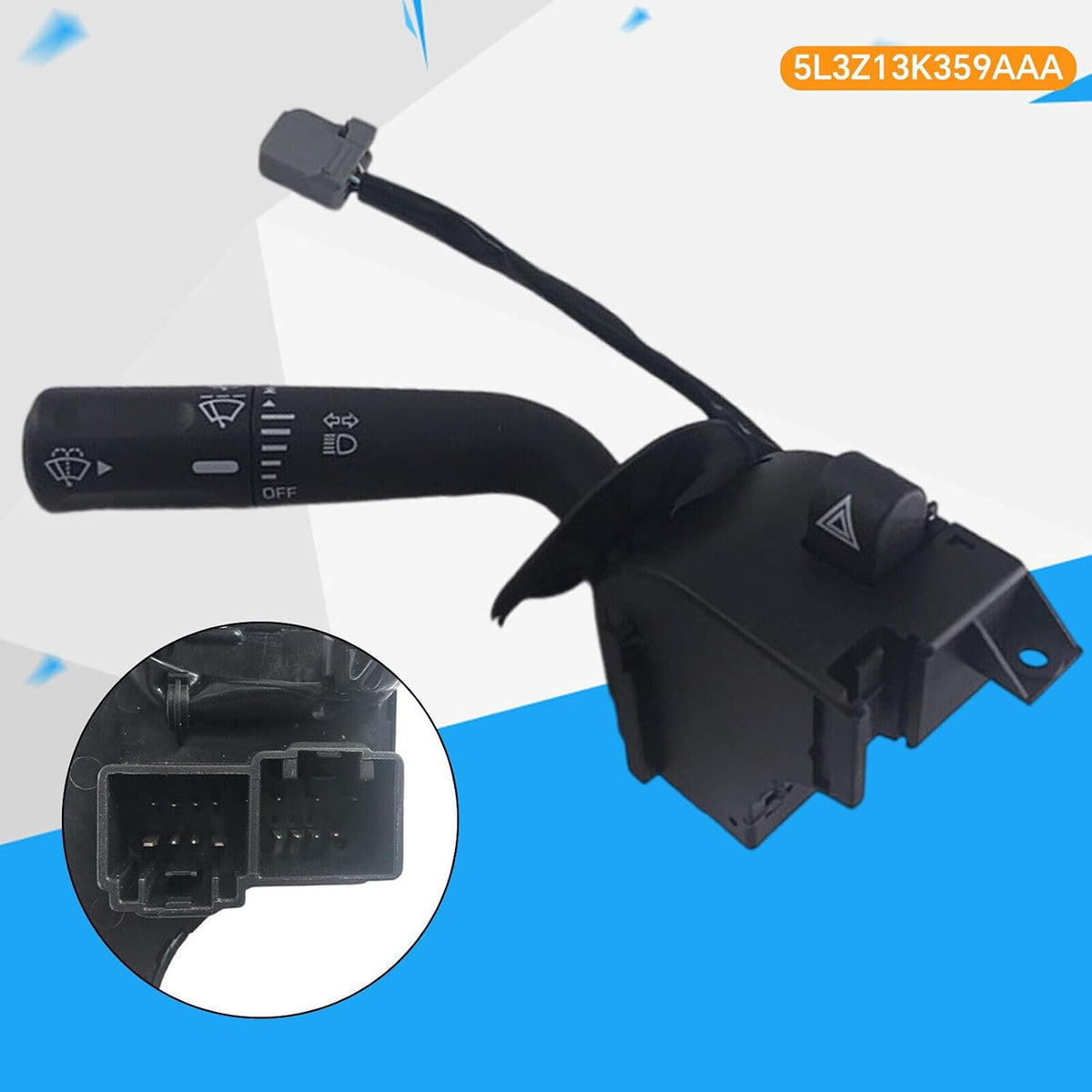 ya 4 8.8 Upgrade Headlight Turn Signal Wiper Switch for 2005-2008 for Ford F150 4.6L 5.4L 