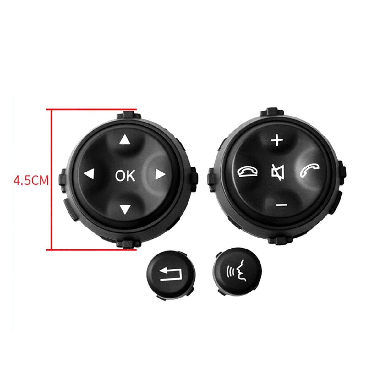 ya 9 10.24 fit for Mercedes-Benz W221 S 2006-2009 Steering Wheel Switch Button Kit