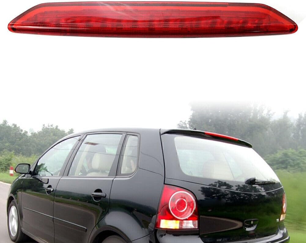 ya 4 8.14 Third Brake Light High Mounted Stop Lamp Red For VW Polo 9N 2002-2010 T7