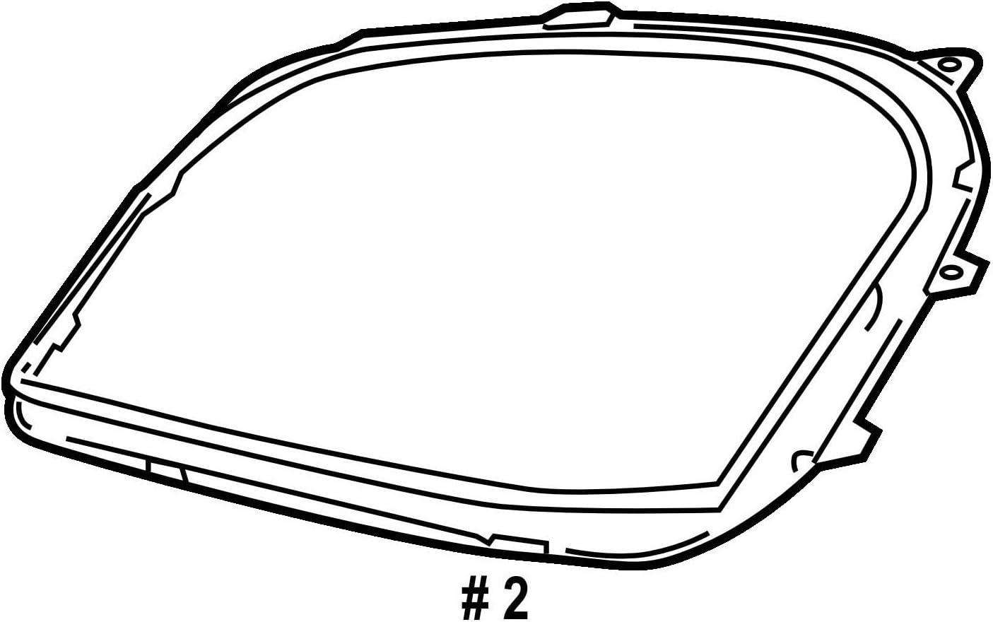 ya 4 8.14 Left and right headlight sealing gaskets for Mercedes-Benz MB ML-grade W164