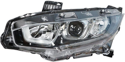ya 4 8.10 Halogen Projector Headlight Fit For 2016-2020 for Honda for Civic Driver Left Side
