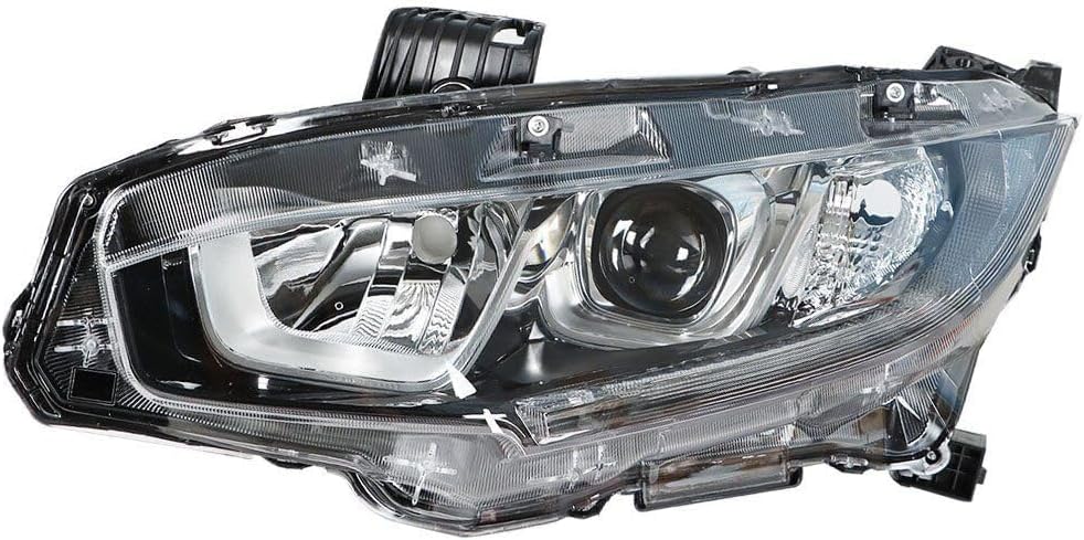ya 14 9.20 zhengce Halogen Projector Headlight Fit For 2016-2020 for Honda for Civic Driver Le-1