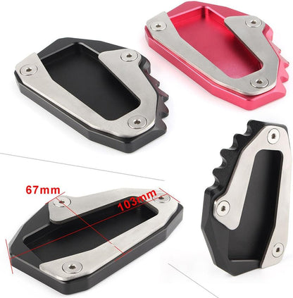 ya 2 8.15 Motor Side Kickstand Foot Stand Pad for Ducati MONSTER 696/795/796/797/821/1200