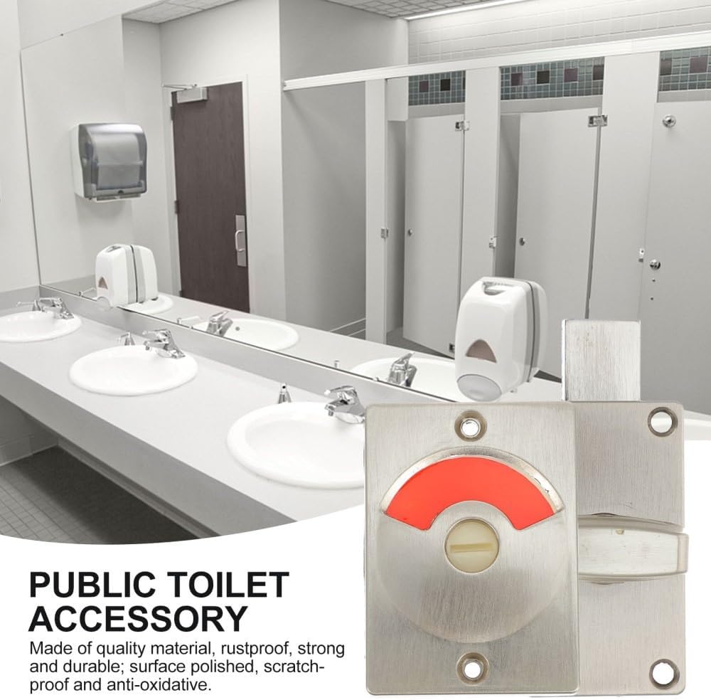 ya 26 10.21 baidi Bathroom Indicator Lock Public Restroom Door Toilet Occupied Vacant