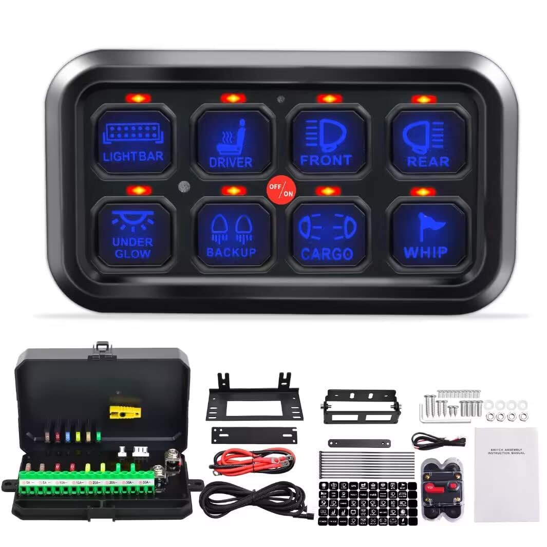ya 14 9.20 zhengce 8Gang Switch Panel Universal Circuit Control Relay System Box Automatic Dim-1