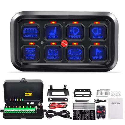 ya 14 9.20 zhengce 8Gang Switch Panel Universal Circuit Control Relay System Box Automatic Dim-1