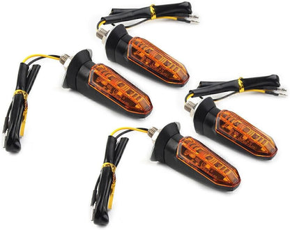 ya 7 8.24 baidi For Motorcycle 4X Universal 12V LED Turn Signal Indicator Amber Blinker Light