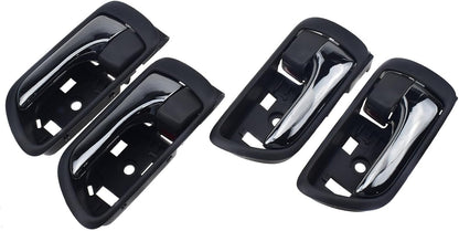 ya 4 8.14 69206-33030 Interior Door Handle Chrome 4-Piece Set for Toyota for Camry 2002-2006