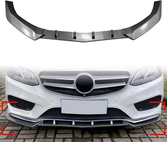 ya 2 8.15 Front Bumper Lip Spoiler Kit Fit for benz E Class W212 E200 E220 E250 E300 E350 Auto