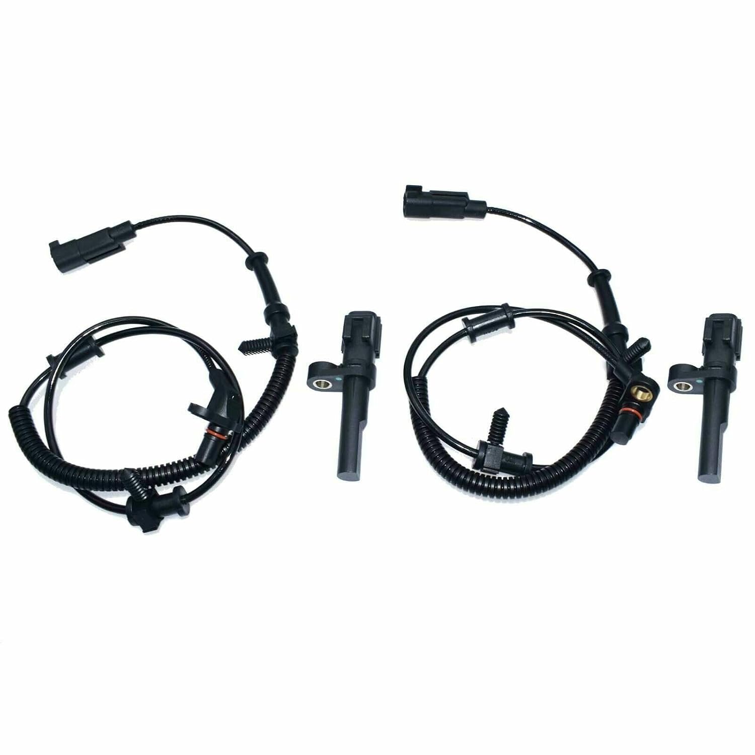 ya 4 8.8 4-Piece ABS Wheel Speed Sensor Front and Rear LH Right Grip Suitable for Dodge for Ram 1500 Pickup 2009-12