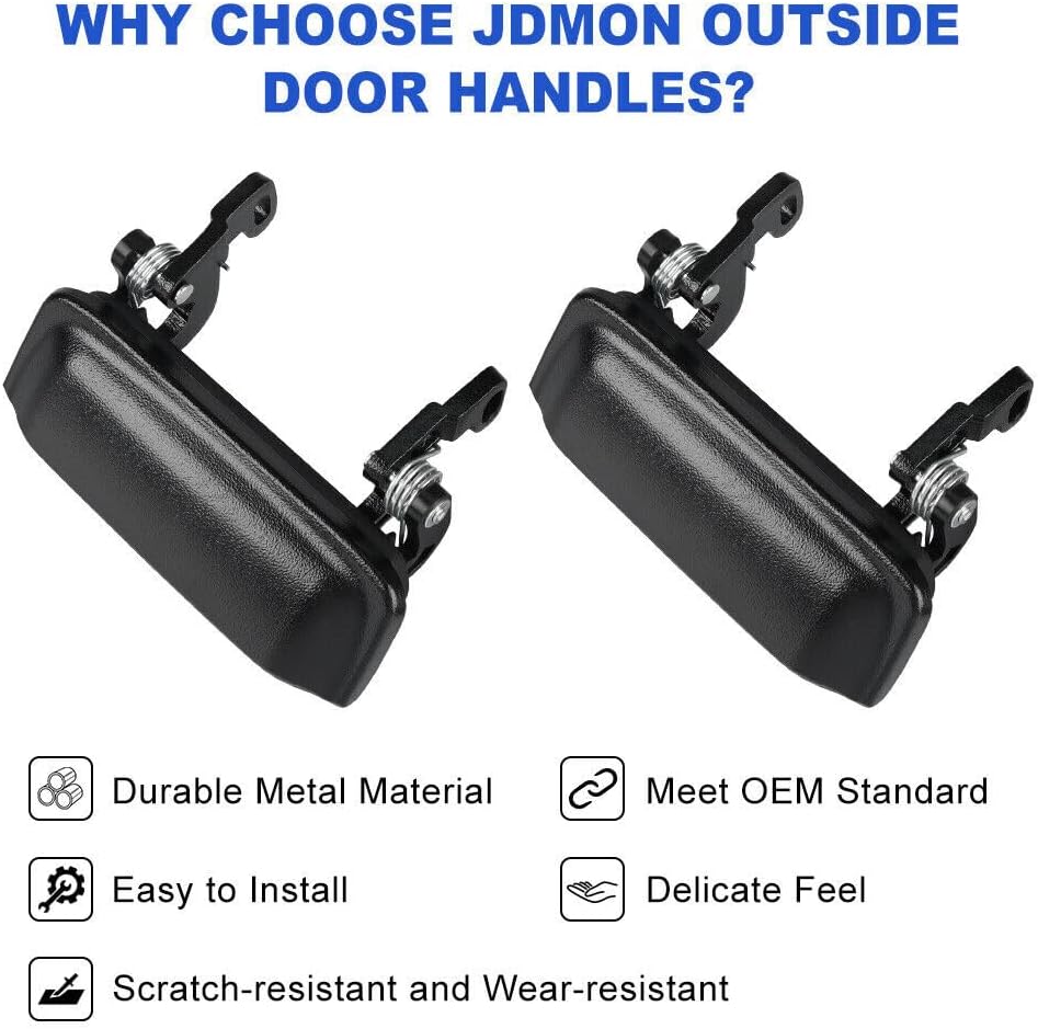 ya 10 9.16 baidi Metal Exterior Driver and Passenger Side Door Handle Set for 98-11 for Ford Ranger for Mazda -