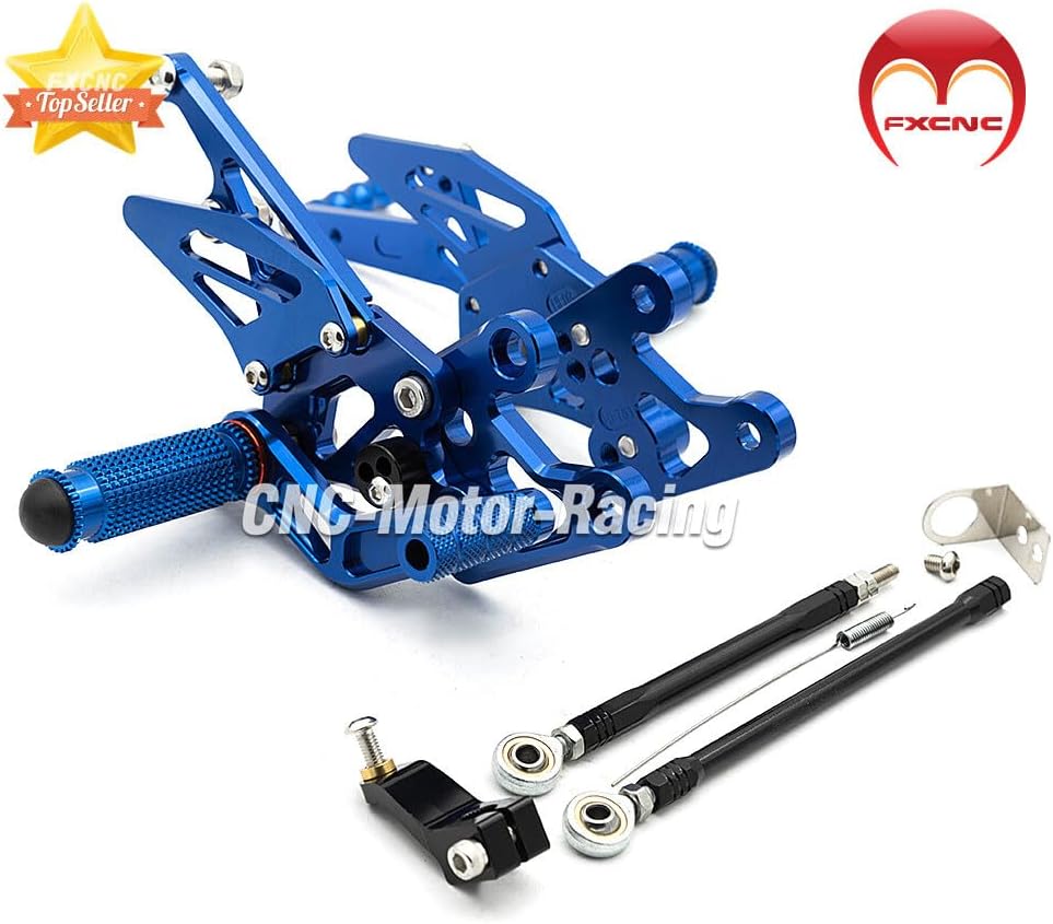 ya 5 8.10 CNC Racing footrest Rear Wheel Set Foot pegs Suitable for Yamaha FZ1 2006-2015 2016
