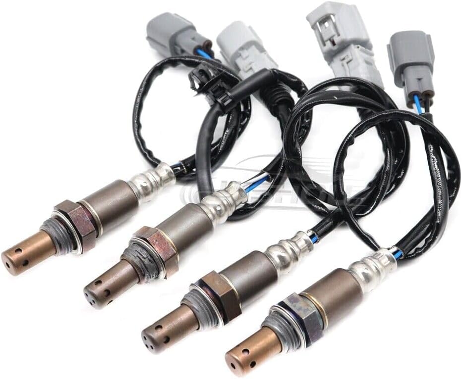 ya 15 10.19 zhengce 4-Piece Oxygen O2 Sensor for Toyota Highlander 3.3L 2004-2007 Upstream and