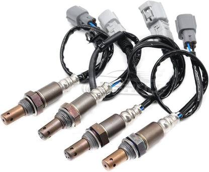 ya 15 10.19 zhengce 4-Piece Oxygen O2 Sensor for Toyota Highlander 3.3L 2004-2007 Upstream and