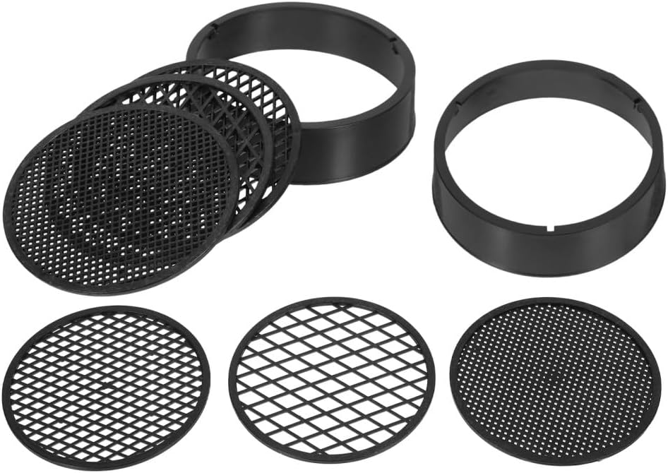 ya 14 9.20 baidi 2 Sets/8pcs Garden Strainer Soil Shaker Sieve Litter Sifter Sifting Pan-1