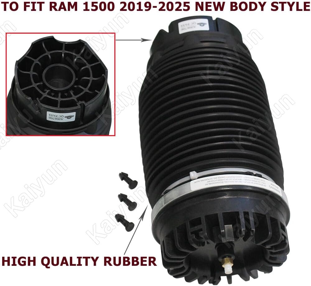 ya 10 9.16 baidi FIT for Dodge for Ram 1500 2019-24 68260938AA 68260938AB REAR AIR SUSPENSION SPRING BAG
