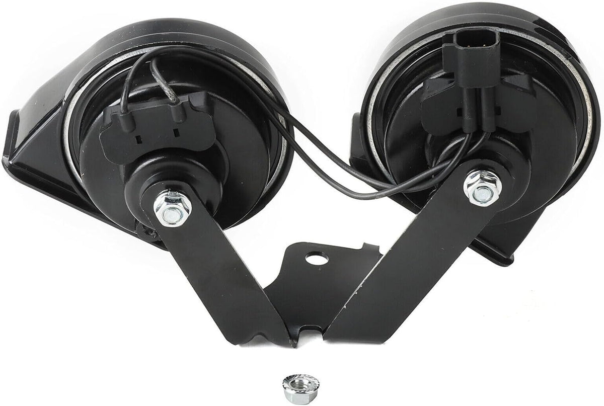 ya 4 8.8.2 for Ford 2017-2022 F-250 F-350 New Trumpet Horns & Bracket Assembly HC3Z-13832-G