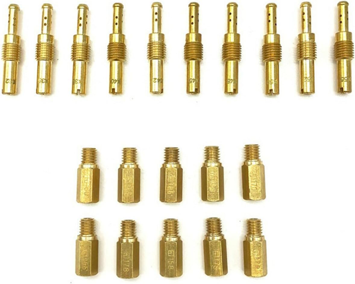 ya 2 8.15 Motorcycle Main Jets w/Slow Pilot Jets Kit For PWK PE Keihin OKO CVK Carburetor