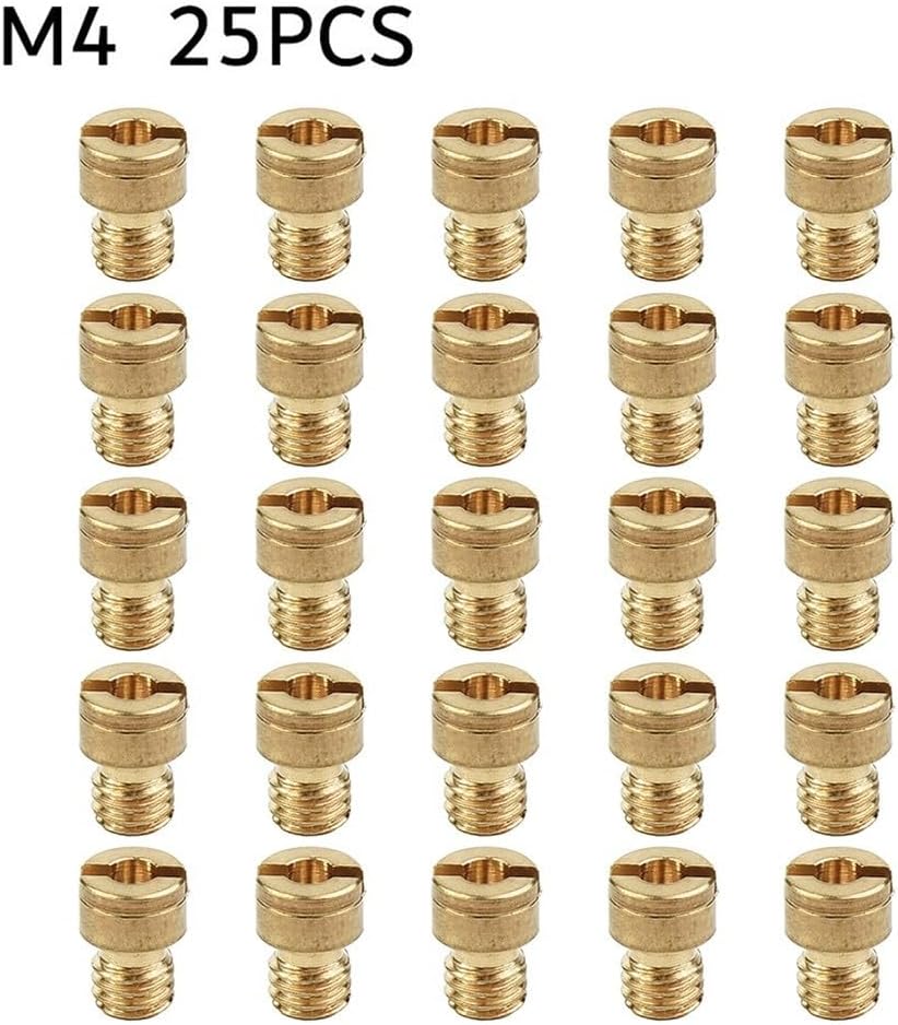 ya 23 10.7 baidi 25pcs New Carburetor Nozzle Main Jet Set 25x 4mm Spray Device